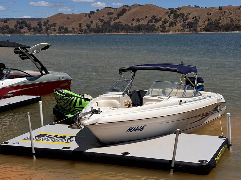 Short V Boat Buddy – Inflatable Dock & Pontoon for V-Hull Boats
