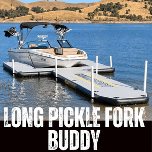 Long Pickle Fork Inflatable Dock (8.5m U Pontoon)