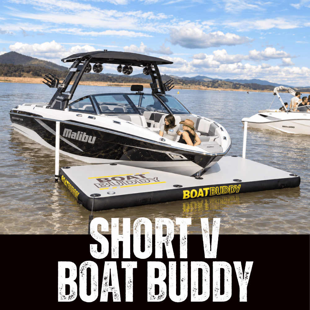 Short V Boat Buddy – Inflatable Dock & Pontoon for V-Hull Boats
