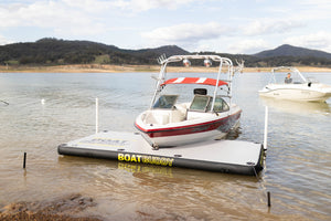 Short V Boat Buddy – Inflatable Dock & Pontoon for V-Hull Boats